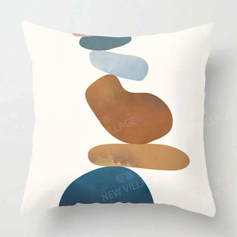 Nordic Fall Home Decor Autumn  Throw Pillow Cover Sofa Cushion Cover  Modern