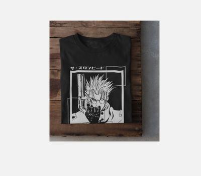 Trigun Vash The Stampede Moon Anime Manga Unisex Tshirt T-Shirt