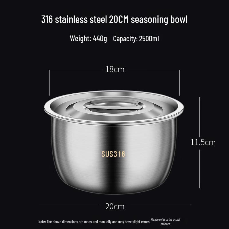 

Naijiang 316 Stainless Steel Lard Container