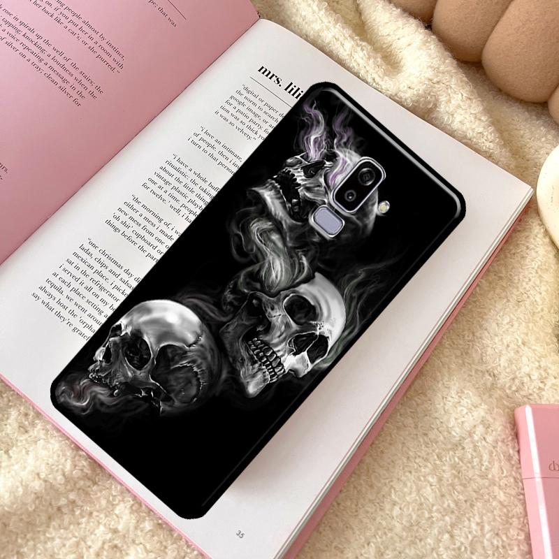 Funny Skull Phone Case For Samsung Galaxy J6 J4 Plus A6 A7 A8 A9 J8 2018 A3 A5 J1 2016 J3 J7 J5 2017