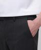 MUSINSA STANDARD Lightweight Semi-Wide Hidden Elastic Waist Slacks [Charcoal Gray]