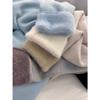 Spring, Autumn and Winter New Milk Waxy Versatile Semi-turtleneck Plush Thickened Sweater Bottom Shirt Femininity Inner Top