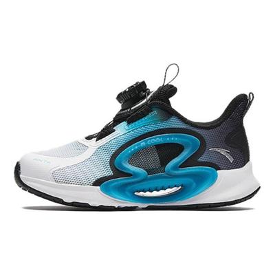 Sapatos de Corrida Infantis Mensais Confortáveis Simples Teste Físico Absorção de Choque Resistente ao Desgaste Cano Baixo Tênis Infantil Azul Branco A312429999-2