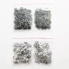 24TE 200 Sets Sew-on Snap Buttons Metal Snap Fastener Buttons Press Button for Sewing