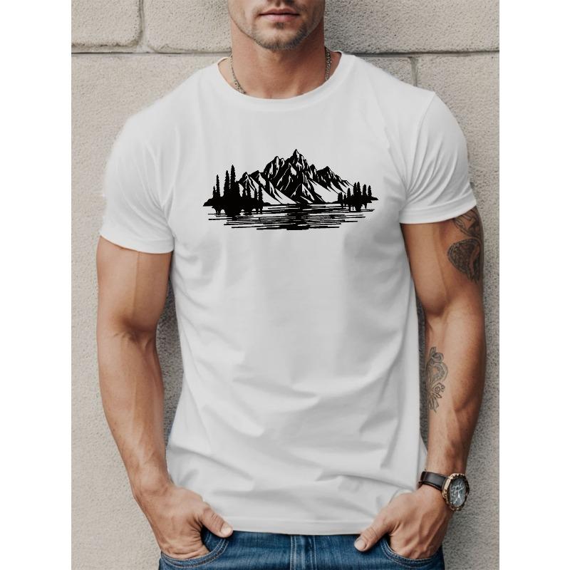 

Мужская летняя футболка Takayama, свободный крой, оверсайз, прохладная, повседневная S белый