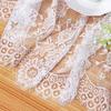 Rectangular Shape Vintage Table Runners White Color Lace Floral Table Runners  Baby Party