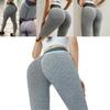Womens High Waist Push Up Yoga Pants Ruched Leggings Breathable Stretchy Workout Tights