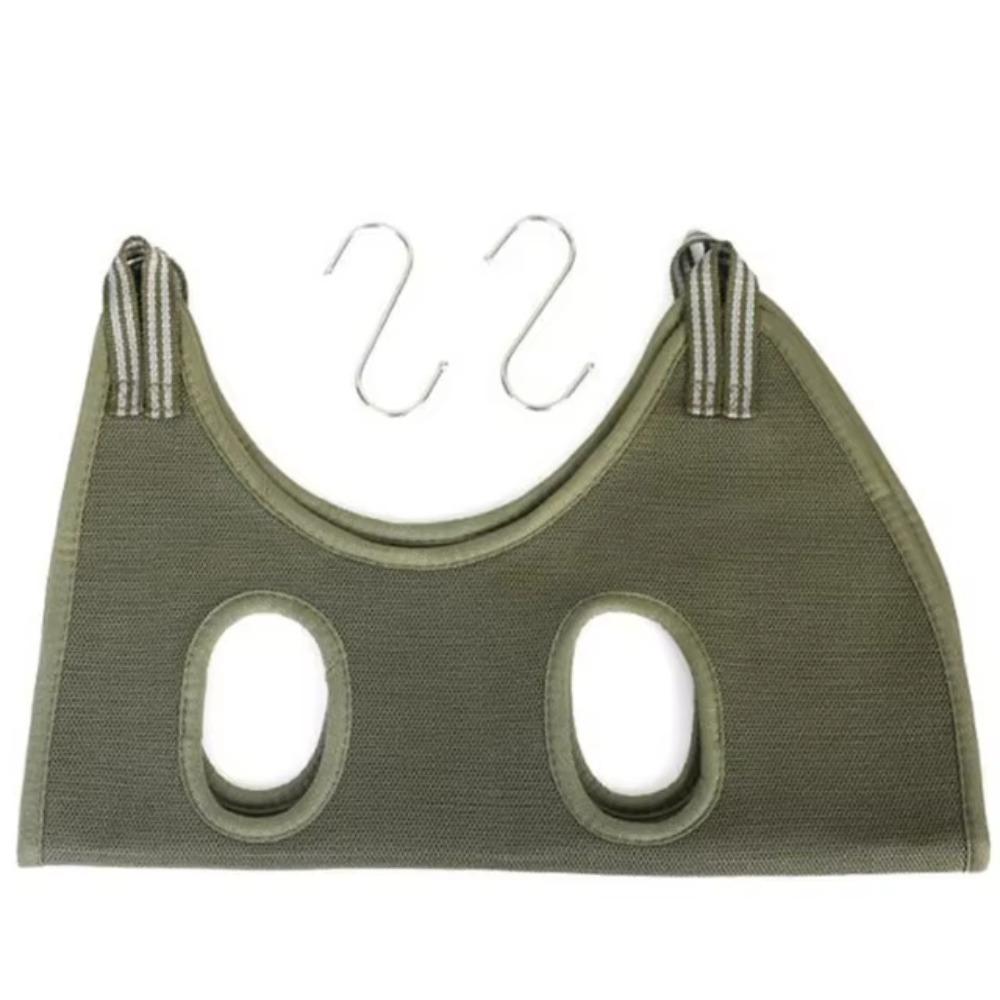 

Подвесной гамак для груминга питомца, фиксированный помощник, сумка для фиксации при стрижке кошек, гамак для красоты кошек и собак, питомец зелёный