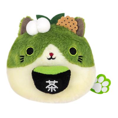 Sanei Boeki Local Dango Matcha Neko Dango (Kyoto) W7.5 X D6 X H7cm Plush Toy