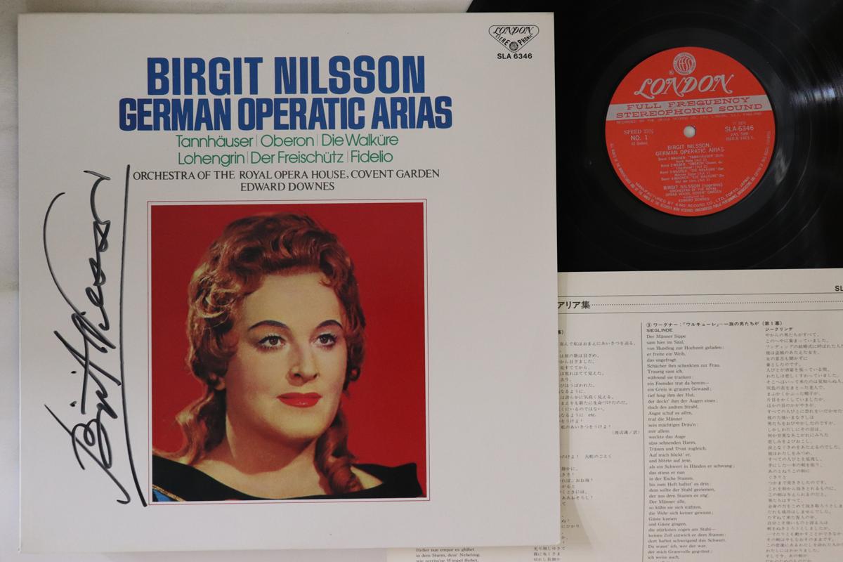 

LP Record BIRGIT NILSSON - German Operatic Arias SLA6346 LONDON Japan Classical