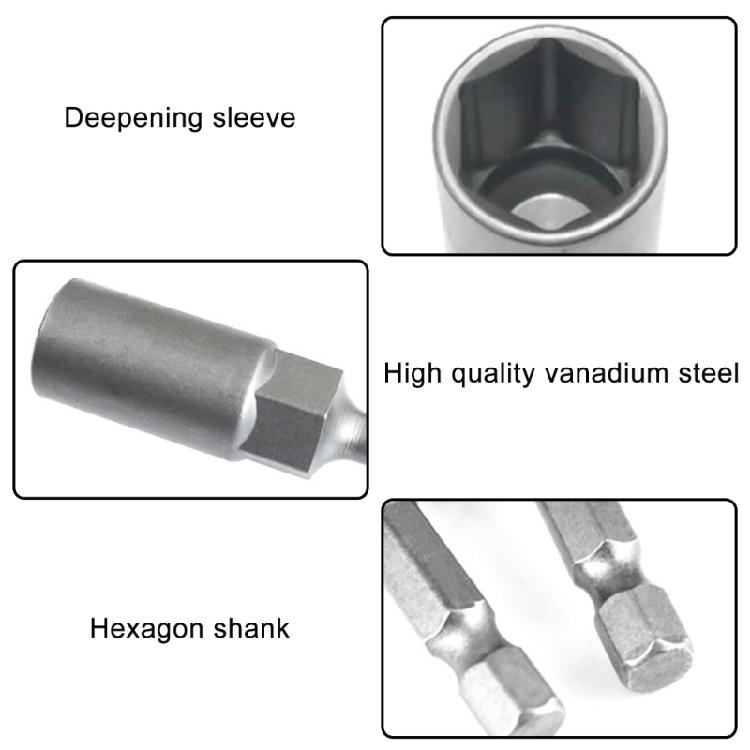 Precise Engineered 150mm Extended Socket Suitable for Easy Access To Difficult Bolts Nut In Various Setting Tight Spaces