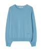 Nyuluki Cozy Round Knit Pullover_Blue