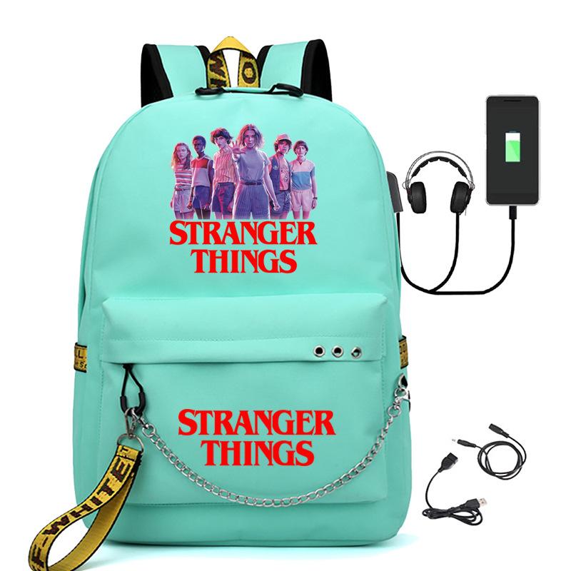 

Рюкзак USB KTB з принтом Stranger Things 45*32*15cm