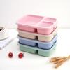 Separate Lunch Box Portable Bento Box Lunchbox Leakproof Food Container Microwave Oven Dinnerware for Students