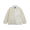 Li Ning Outdoor CF Reflective Loose Warm Knitted Jacket Men Jacket Gravel-White-Gray AFDVB41-3