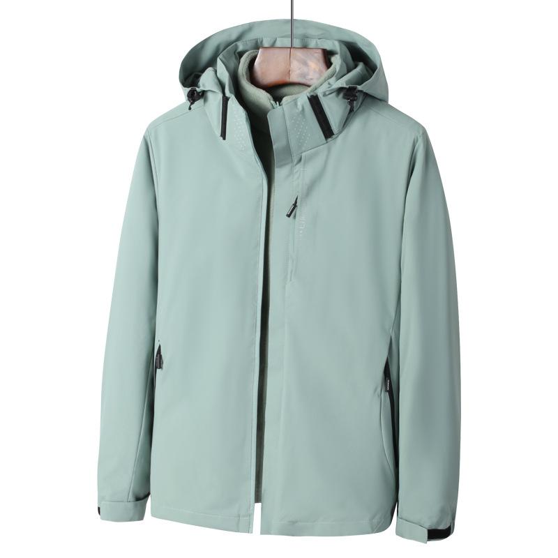 New Autumn and Winter Three-in-one Jacket for Men and Windproof Two-piece Set for Women