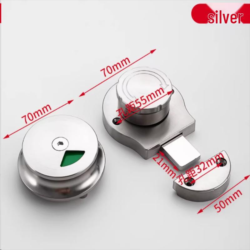 Restroom Partition Indicator Lock