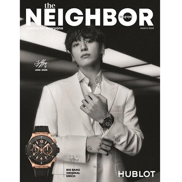 THE NEIGHBOR Korejský časopis Březen 2026 BTS JUNGKOOK K móda, K hvězda, K POP