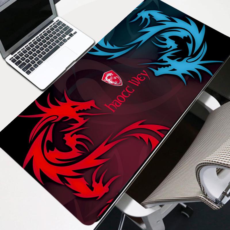 LOL Chicken Eating Gaming Mouse Pad with Shortcut Keys - Large Desk Pad for Office or Internet Cafe, Customizable Gift