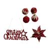 Velvet Hanging Christmas Balls Shatterproof Ornaments Spheres for Xmas Tree Decoration Holiday Home and Wedding Celebration