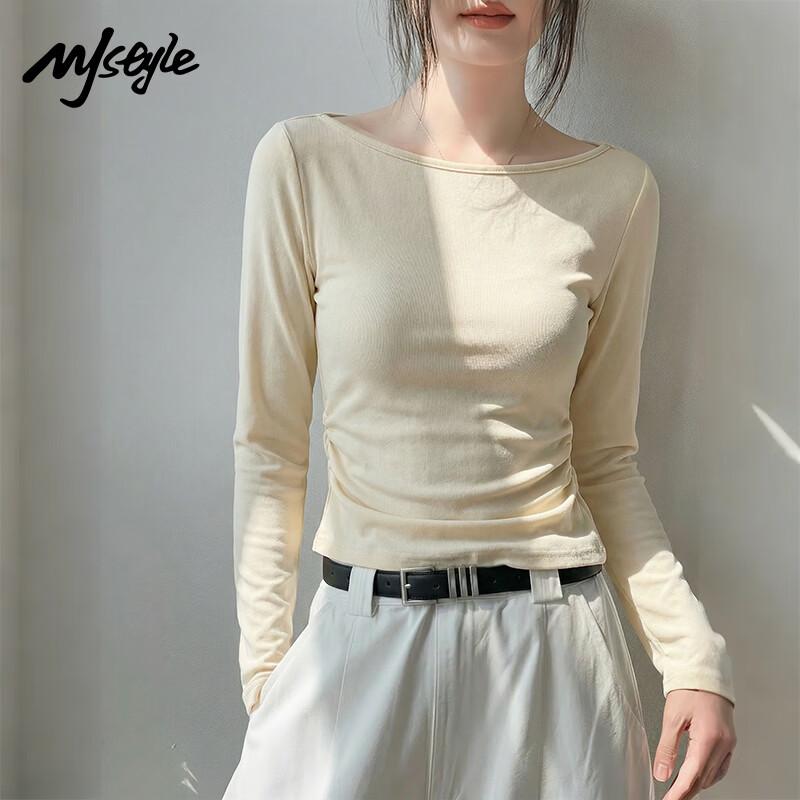 MJ STYLE Women s Off-Shoulder Short Sleeve T-Shirt XL