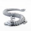 1PC 30/40CM Fish Tank Landscaping Decoration Collection Ornament Movable Jointed Dragon Statue 3D Printed Flexible Realistic
