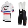 1 Men Women Cycling Jersey Bib Shorts Set Quick Dry Breathable Bike Riding Apparel