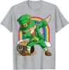 Saint Patricks Day Dabbing Leprechaun Dab Dance Unisex T-Shirt