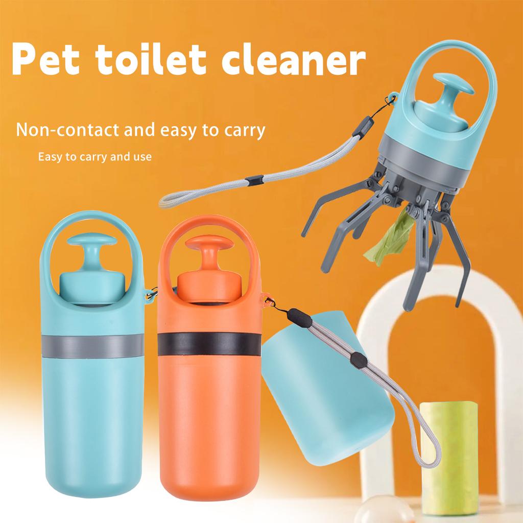 Pet Poop, Portable Pet With Extended Handle Dog Tool For Dogs And Cats,Portable Pet Cleaning Tool