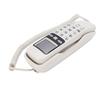 Wall Mountable Basic Corded Telephone Slimline Retro Wall Mounted Landline Telephone with DTMF Support for FSK CID Mini