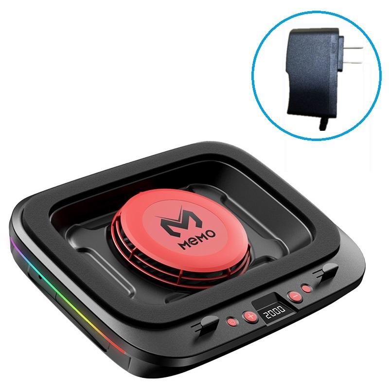 MEMO FL08 Strong Wind Cooling Stand Base Bracket Pad Powerful Fan Pressure Game Laptop Radiator Cooler