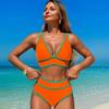 Swimsuit with Edge Bikini, Sports Split Swimsuit for Women, Triangle Swimsuit