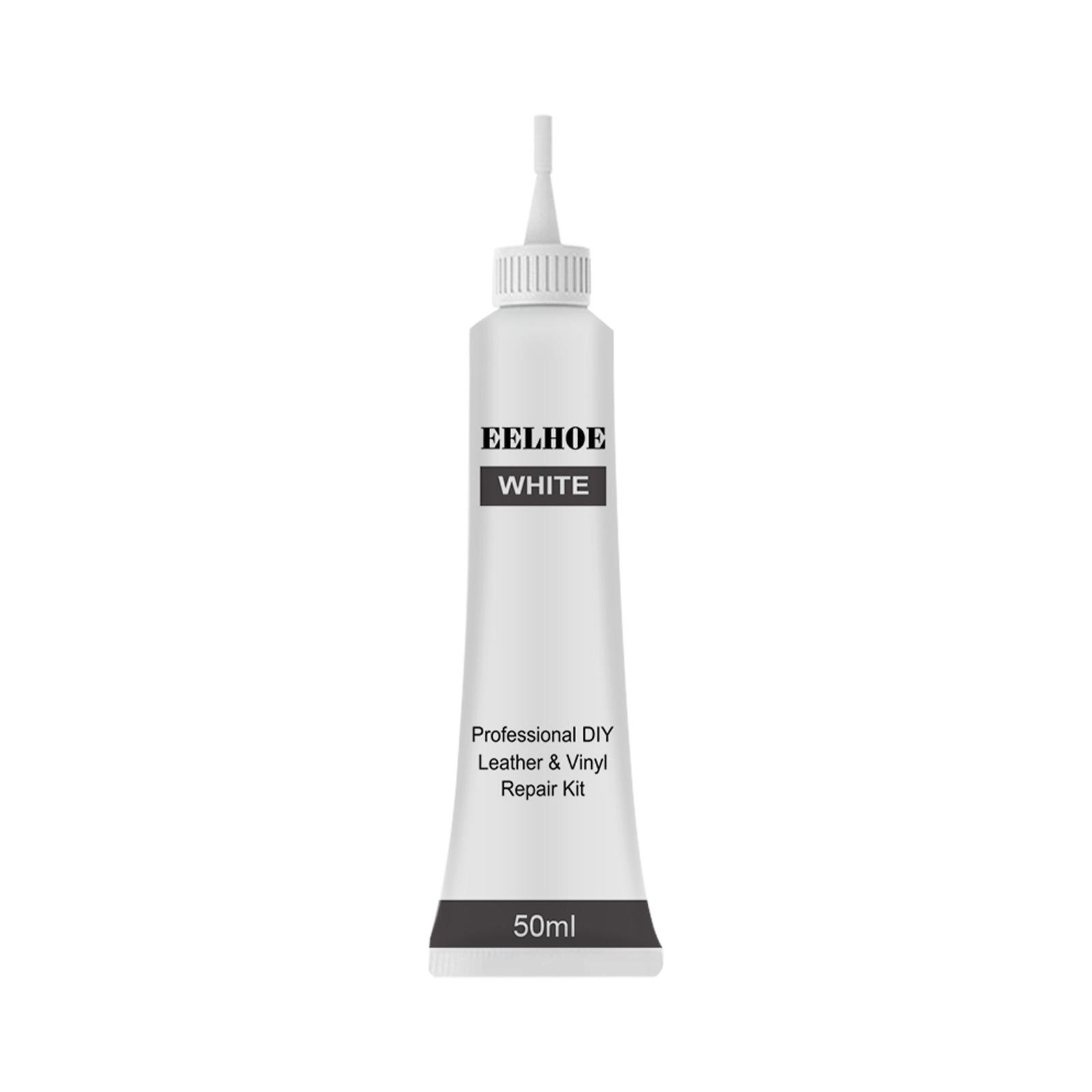 EELHOE White Leather Color Enhancer for Cars, Bags, and Sofas