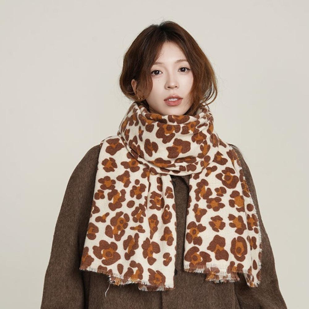 Tassel Foulard Tassel Muffler Wool Long Cashmere Shawl Retro Luxury Pashmina Scar  Student