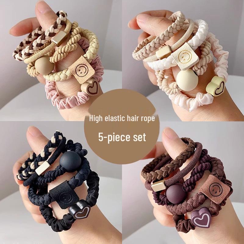 High-Elasticity Women's Hairband: 2024 Style - Durable, Elegant Hair Ring for Simple High Ponytails