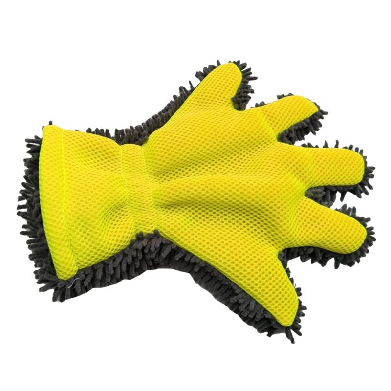 

Car Wash Gloves Multifunction Detailing Gloves Wash Mitt Scratch Free Car Dusting Gloves Car Exterior Cleaning Gloves 1 жёлтый