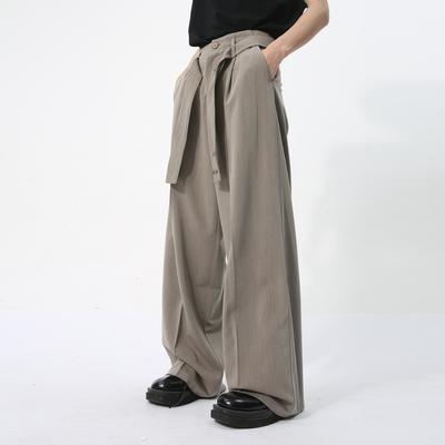 Neues Produkt für Herren mit japanischer Bandverzierung, dreidimensionalem Design, Drapierungsgefühl und trendiger Hose