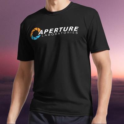 Nueva Camiseta Portal Aperture Science - Camiseta con Logo Activo Divertida Tallas S a 5XL
