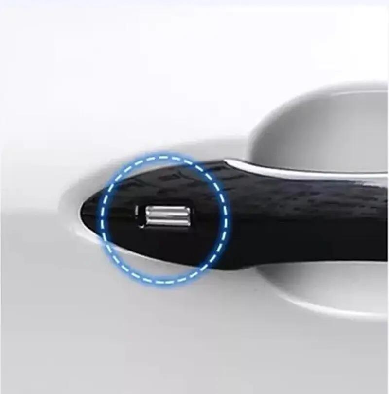 For Toyota Camry 2018-2025 2019 2020 2025 2025 Carbon Fiber Car Sticker Door Handle Cover Trim Accessories Protect Decoration