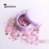 Light Purple  Packaging Laser Sequins Sparkle Powder Makeup Music Festival Party Makeup Look Shimmer and Shine  Body Glitter