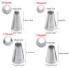 Russian Pastry Nozzles For Cream Icing Piping Nozzles Cake Decoration Tips Leaf Tulip Rose Cake Nozzles Tips Confectionery