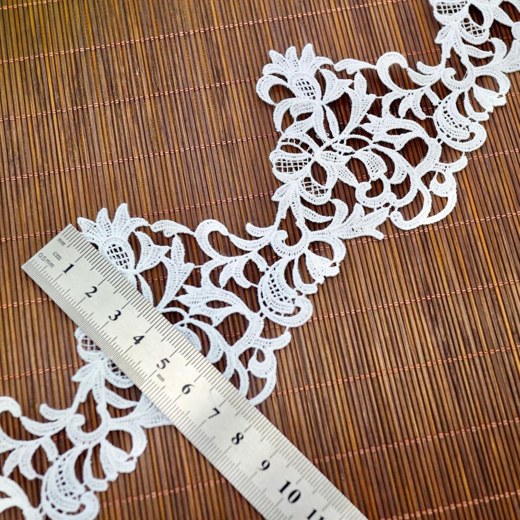 Barcode Water Soluble Lace Accessories Milk Silk Embroidery Bending, New Lace 7.8 Cm Wave Lace