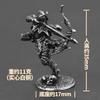 Metal Female Archer Model War Game Figure Desktop Decor Car Interior Ornament Gift for Men Women Paintable Collectibles