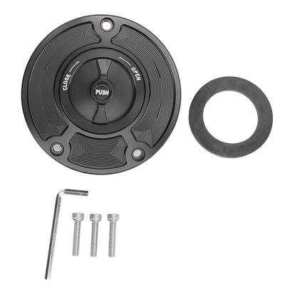 Motorrad Kraftstofftankdeckel Abdeckung Aluminiumlegierung Auslaufsicher Anti-Überlauf Ersatz für 400R 650R ER 6F ER 6N VN 650