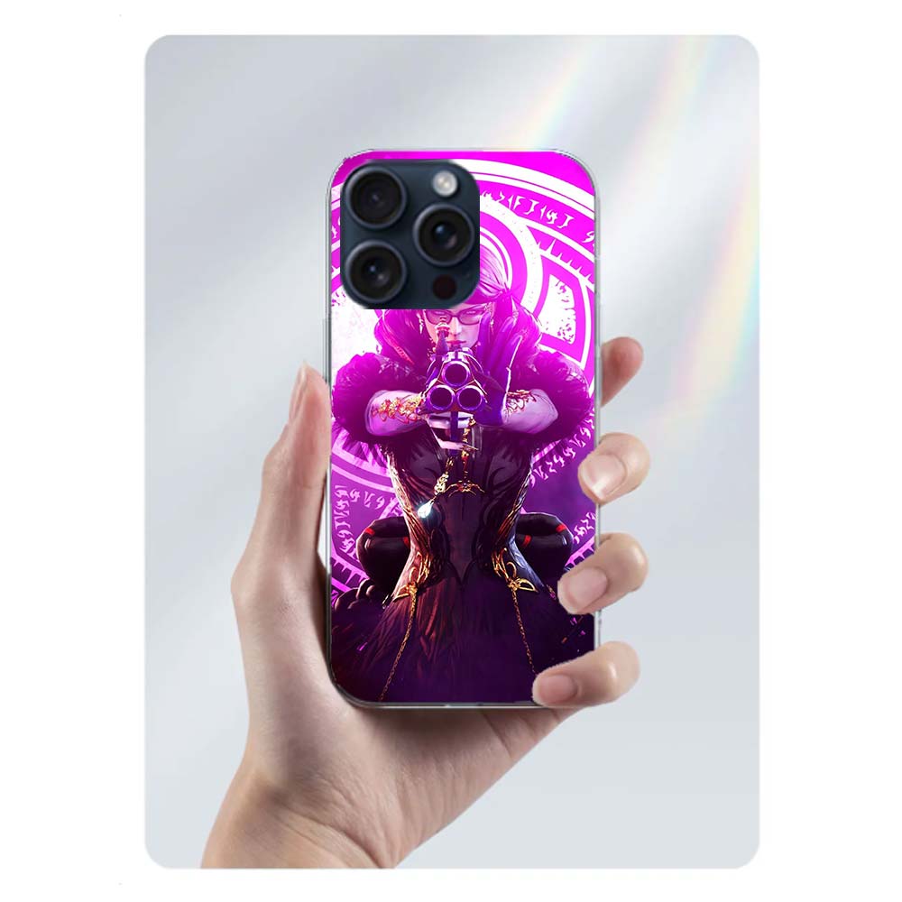 Bayonetta Clear Phone Case For Iphone 17 Air 16 Pro Max 15 Pro 14 Plus 17E 16E 11 13 12 Mini Cover Cases Fundas Cell TPU Capa Sh