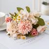 Fiori Artificiali Matrimonio Casa Camera da Letto Decorazione Bouquet da Sposa Giardino Rose Finte di Seta Ortensie Vaso per Tavola Esterno