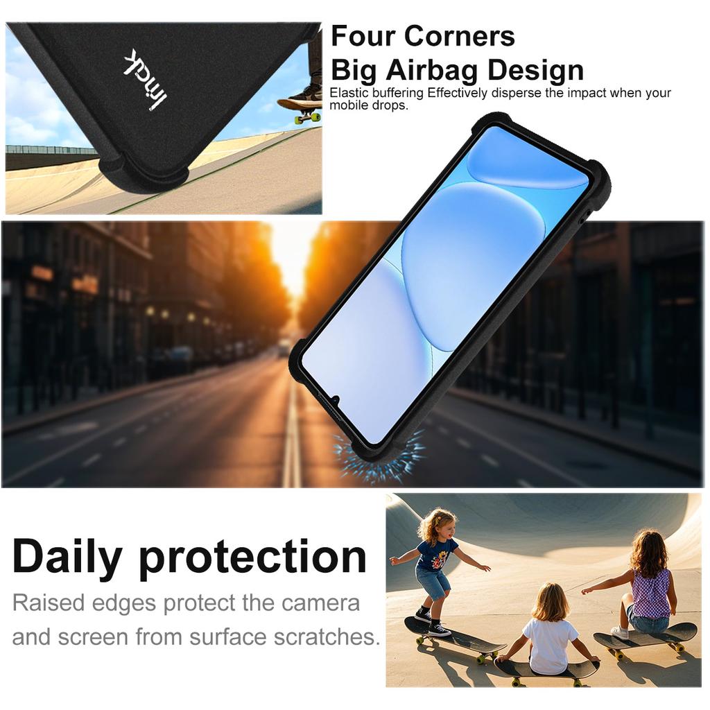 Per Custodia Telefono Realme Note 80 4G IMAK Resistente agli Urti Opaca Morbida