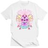 Kawaii Pastel Goth Cute Creepy Black Cat Tshirt Women Summer XS-4XL Tops Creative Pattern Personalized Street Tee Y2k