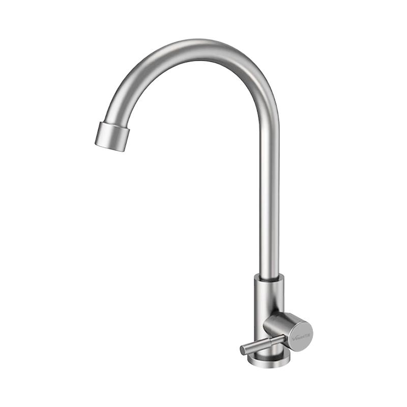 Vanward 304 Stainless Steel Rotatable Single Cold Kitchen Faucet One Size