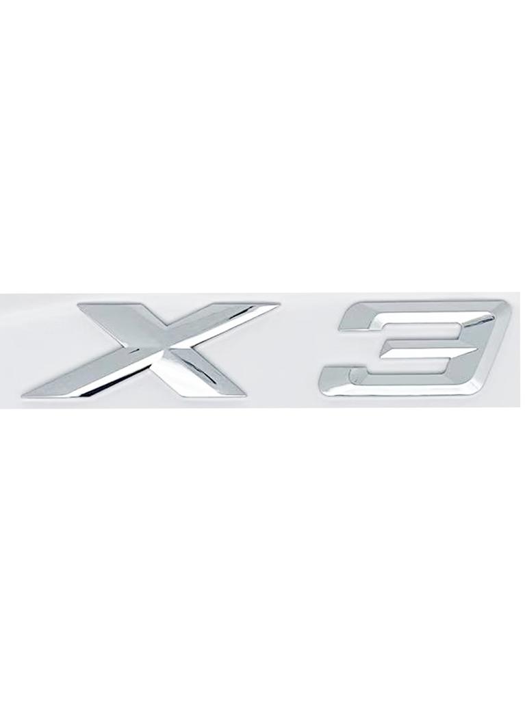 3D ABS Letter Badges for Trunk Emblem Suitable for BMW X3 Models E83 F25 G01 As Well As XDrive 20i 28i 30i 35i 20d 30d SDrive20i Pf2